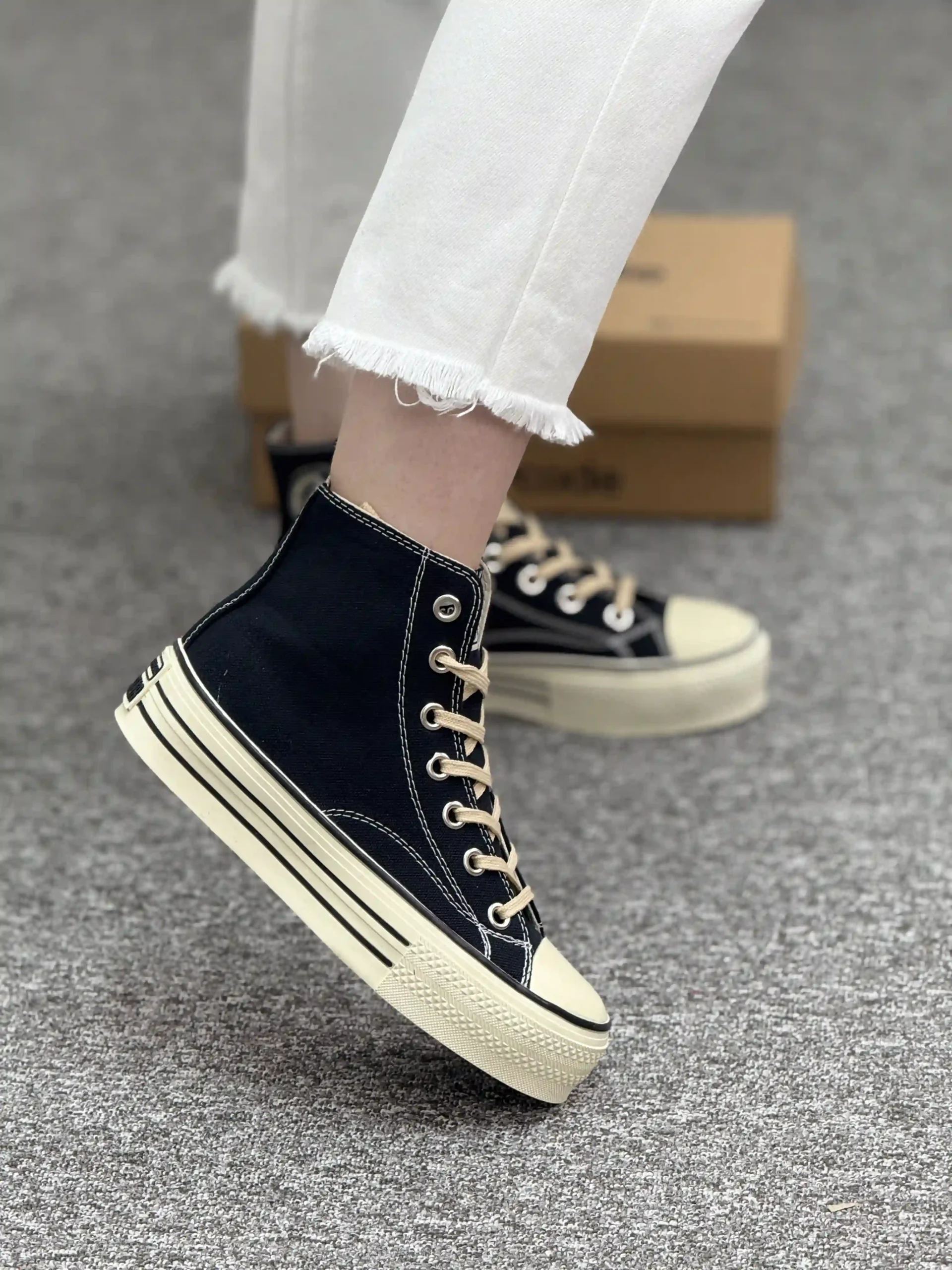 آل استار ساق بلند مشکی لژ بلند