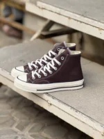 کانورس ساقدار قهوه ای - Converse Chuck 70 high brown - Image 4