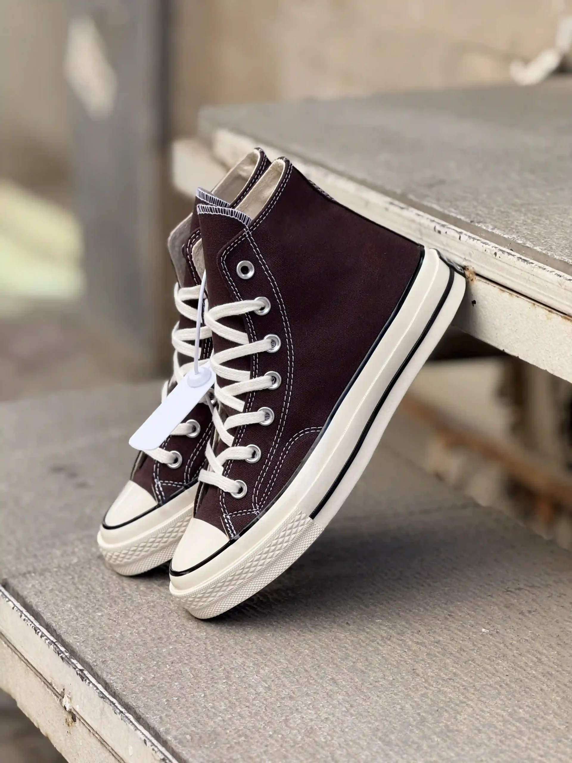 کانورس ساقدار قهوه ای – Converse Chuck 70 high brown
