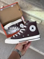 کانورس ساقدار قهوه ای - Converse Chuck 70 high brown - Image 7