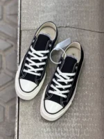 کانورس ساق کوتاه مشکی - Converse Chuck 70 low black - Image 2