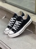 کانورس ساق کوتاه مشکی - Converse Chuck 70 low black