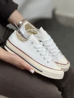 کانورس ساق کوتاه سفید - Converse Chuck 70 low white - Image 2