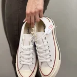 کانورس ساق کوتاه سفید - Converse Chuck 70 low white