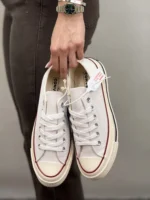 کانورس ساق کوتاه سفید - Converse Chuck 70 low white